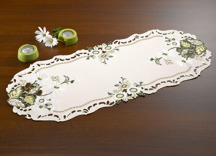 Tafel- en kamerdecoratie ECRU-MULTICOLOR