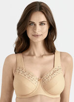 Miss Mary beugelbeha met mooi borduursel BEIGE