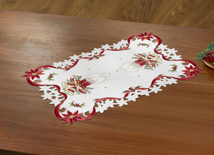 Feestelijke tafel- en kamerdecoratie SEKT-ROT-BUNT