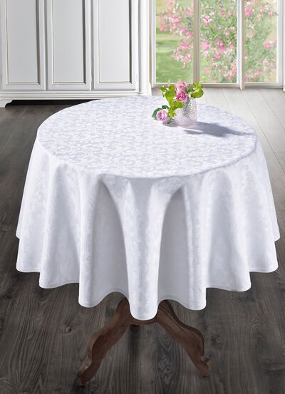 Strijkvrij tafelkleed met vlekwerende afwerking 