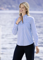 Blouse met strepenmotief 