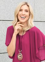 Prachtige ketting gemaakt van een interessante mix van materialen 