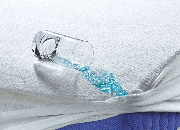 Antibacterieel incontinentie hoeslaken van 100% katoen ROSÉ