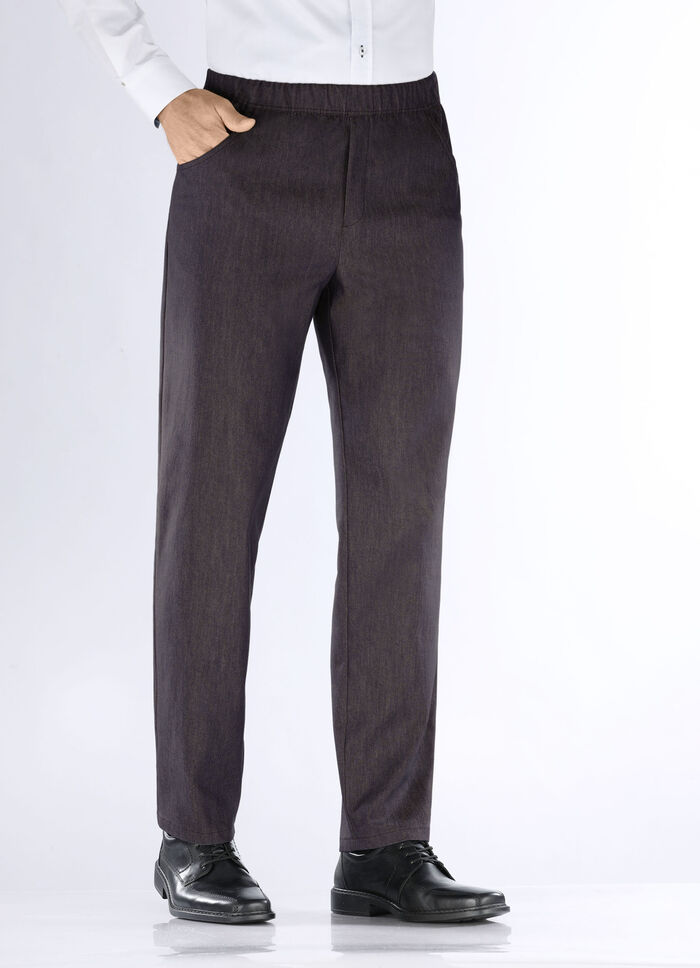 Elegante pull-on jeans ANTHRAZIT
