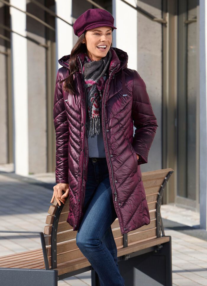 Korte jas met zijsplitten 