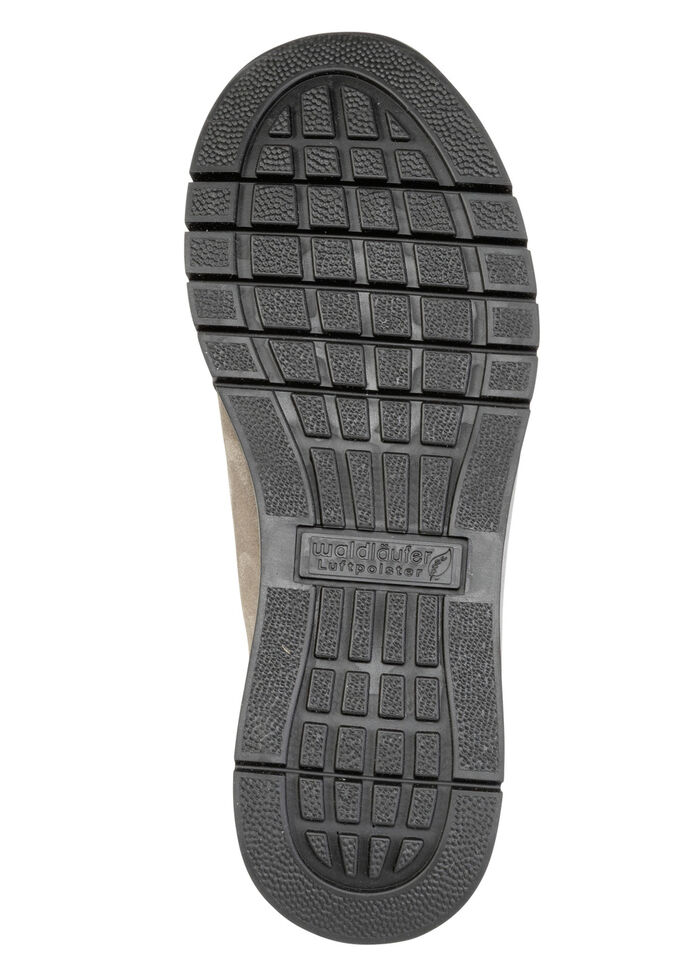 Waldläufer, comfortabele damessneakers, breedte H, met uitneembaar voetbed TAUPE-KLEURIG