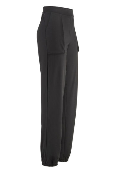 Wijde pull-on broek 