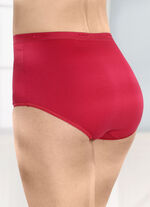 brio lingerie vijf-pack slips met elastische boorden 3X ROT, 2X SCHWARZ