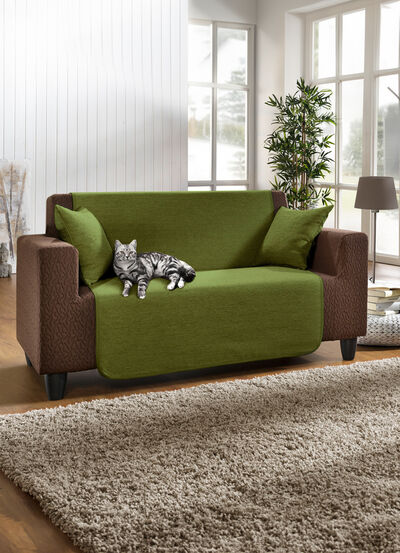 Vuilafstotende fauteuil-, bank- en armleuningbeschermer van chenille 