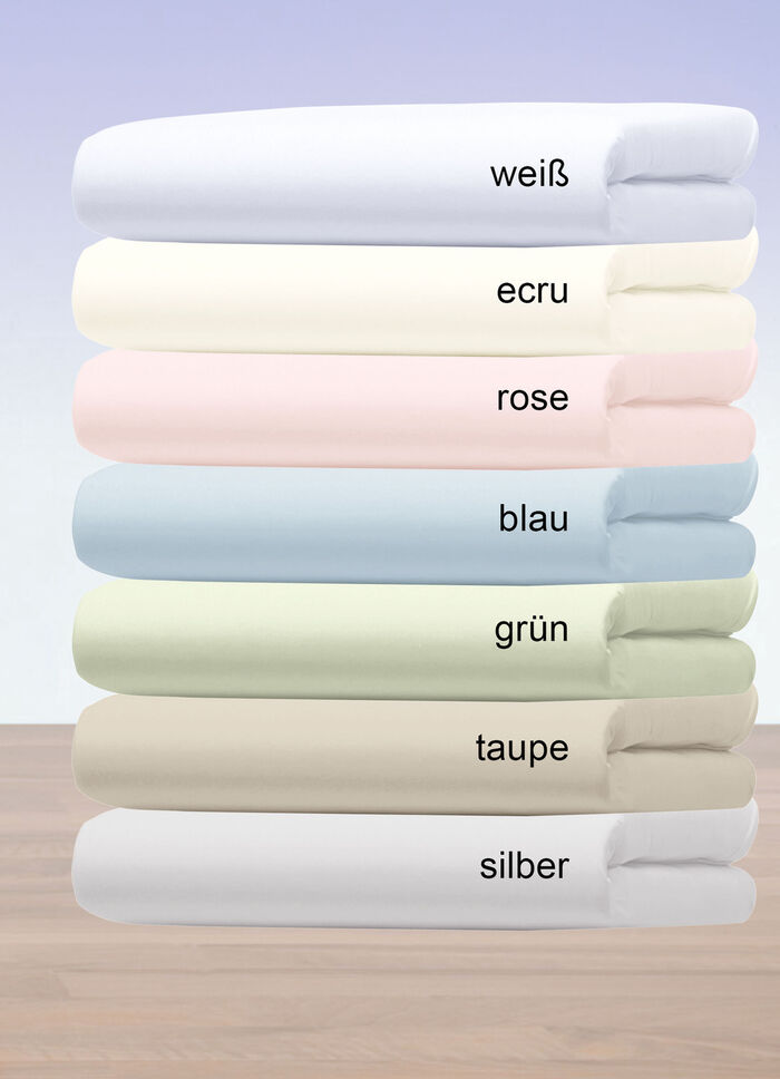 Hoogwaardig flanellen bedlaken van katoen ECRU