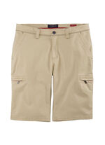 Bermuda&#39;s met interne cargozakken in 3 kleuren BEIGE