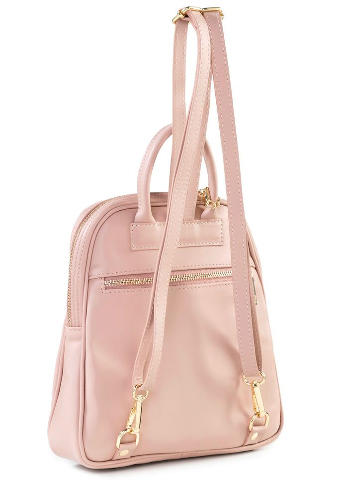 Laurina kalfsleren rugzak met trendy design 