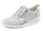 Waldläufer, comfortabele dames veterschoenen, breedte H, met uitneembaar voetbed PASTELGRIJS
