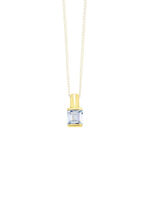 Unieke hanger met blauwe topaas 