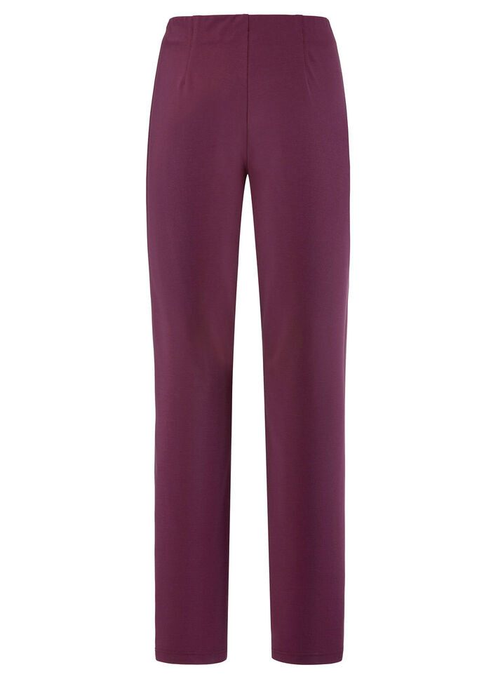 Broek met een getailleerde tailleband BORDEAUX