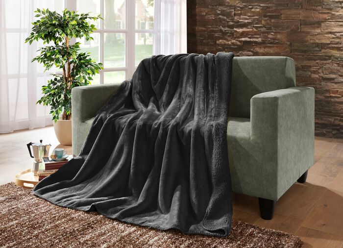 Super gezellig dekentje van teddyfleece kwaliteit 