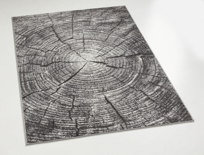 Bruggen en tapijten in heatset frisé kwaliteit GRIJS