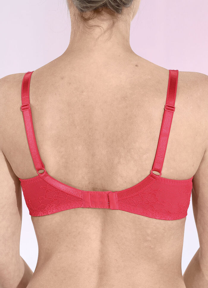 LingaDore beugelbeha met delicate elastische kant ROT