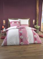 Dubbelzijdig bedrukt beddengoedset in landelijke stijl