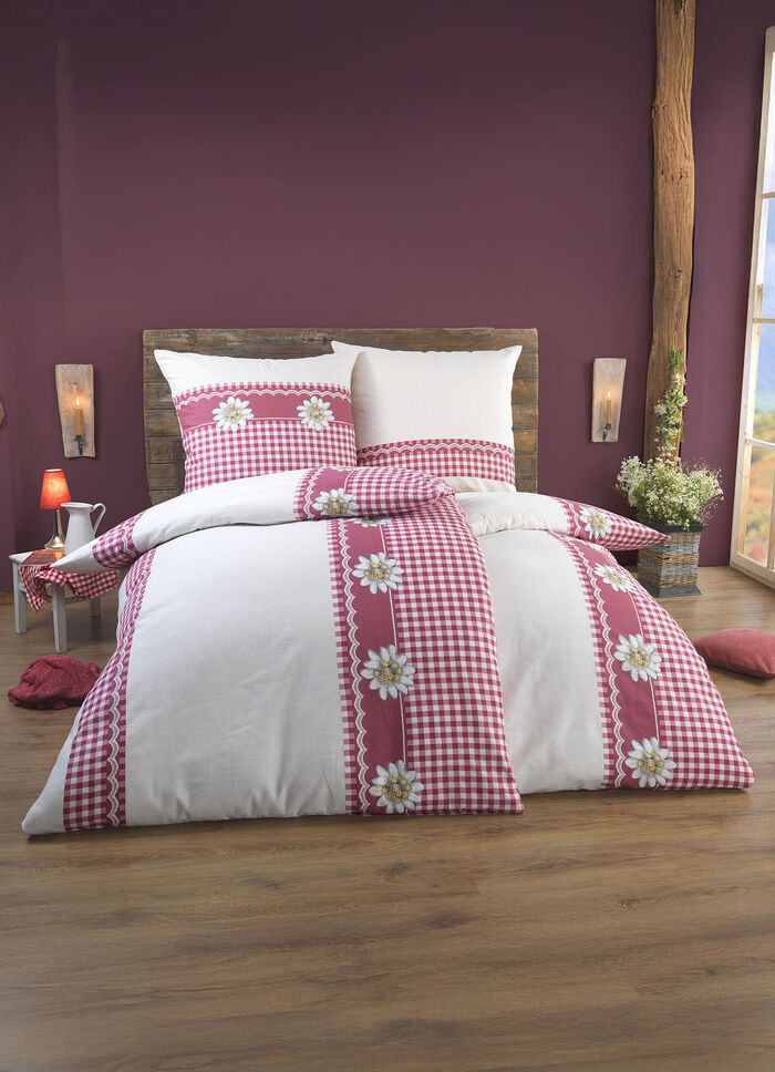 Dubbelzijdig bedrukt beddengoedset in landelijke stijl