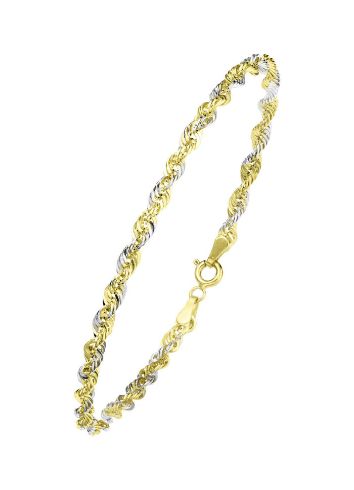Stijlvolle koordkettingset van 585/- fijn goud 