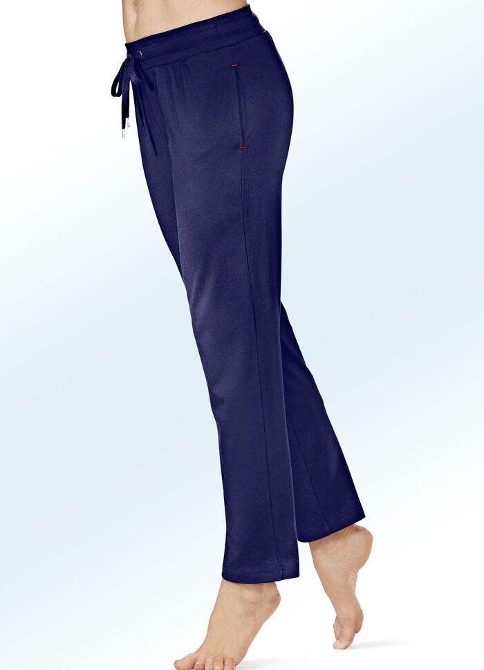 Set van twee slaap- en vrijetijdsbroeken met trekkoord 