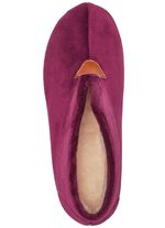 Laurina pantoffels van fluweelachtig textielmateriaal 