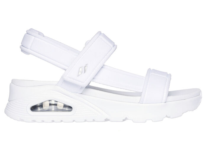 SKECHERS sandaal van rekbaar textielmateriaal WEISS