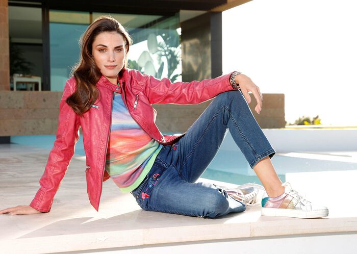 Blazer met een licht gebruikt effect 