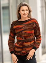 Trui met een gedetailleerd patroon 