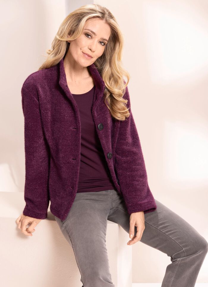 Jas met knoopsluiting 