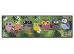 deurmat met uilenmotief MULTICOLOR