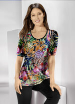 shirt met ronde hals 