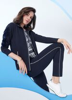 Sweatvest met bloemenprint 