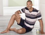 Shortama met V-hals 