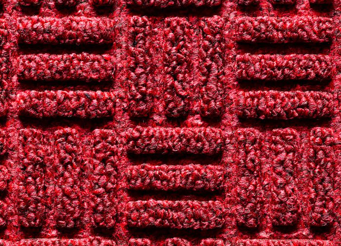 Deurmat met antislip rubberen achterkant 