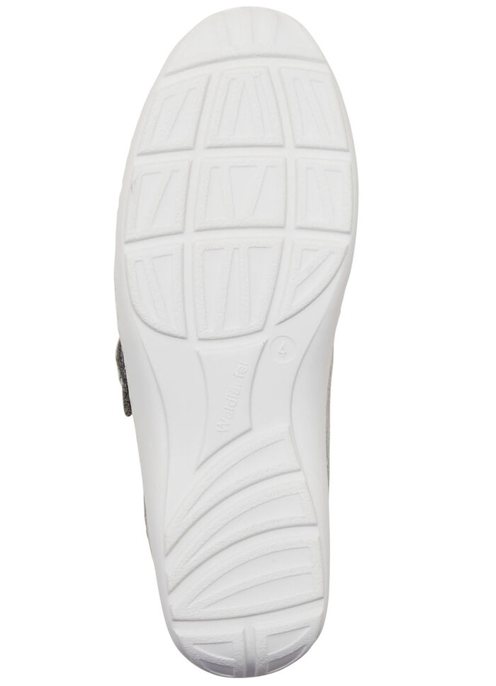 Waldläufer pantoffels met praktische klittenbandsluiting MATZILVER