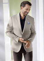 Jas met stretchfunctie BEIGE MELIERT