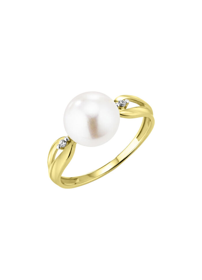 Damesring goud 375/- 