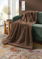 Woonaccessoires in fijne corduroy-look TAUPE