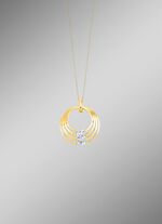 Stralende glans &ndash; prachtige hanger met synthetische zirkonia 