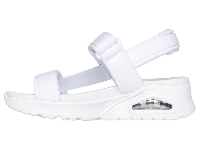 SKECHERS sandaal van rekbaar textielmateriaal WEISS