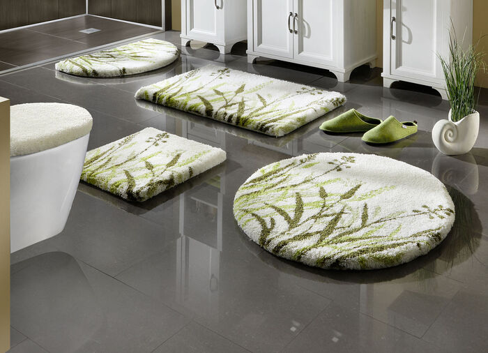 Naturel badkamerset met grasmotief NATUUR