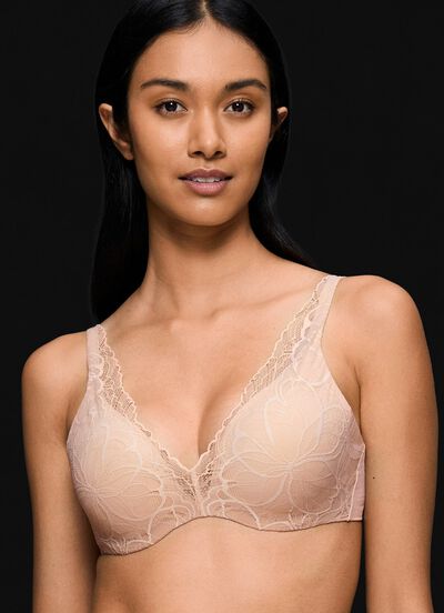 Triumph Body Make-Up Illusion kanten bh met flexibele, comfortabele beugels 