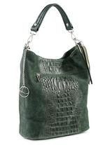 Laurina tas gemaakt van kalfssuède DENNENBOOM