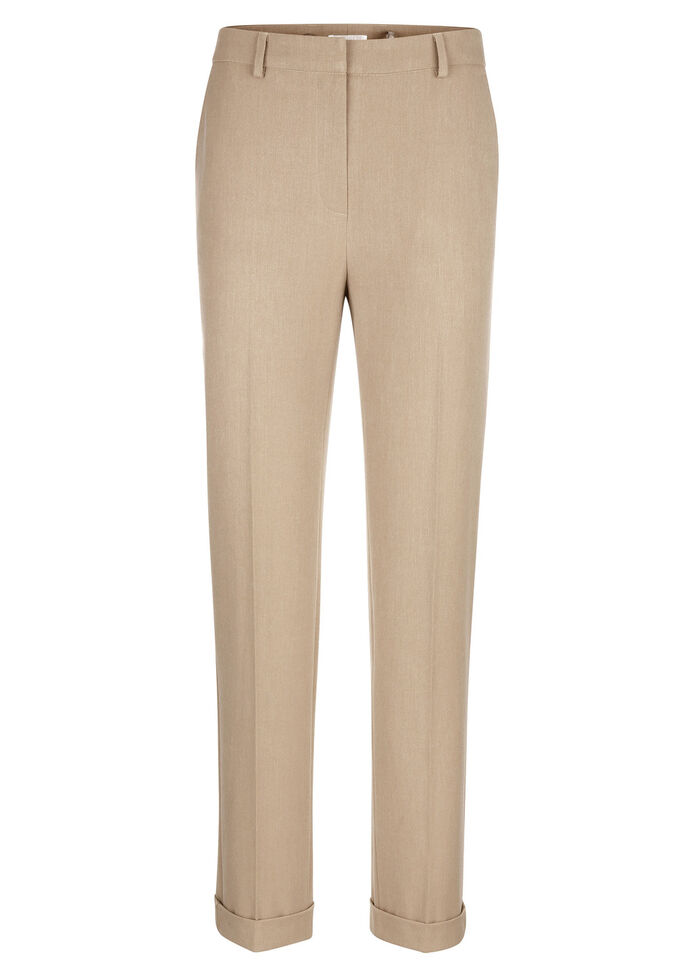 Broek met vaste manchetten KAMEEL
