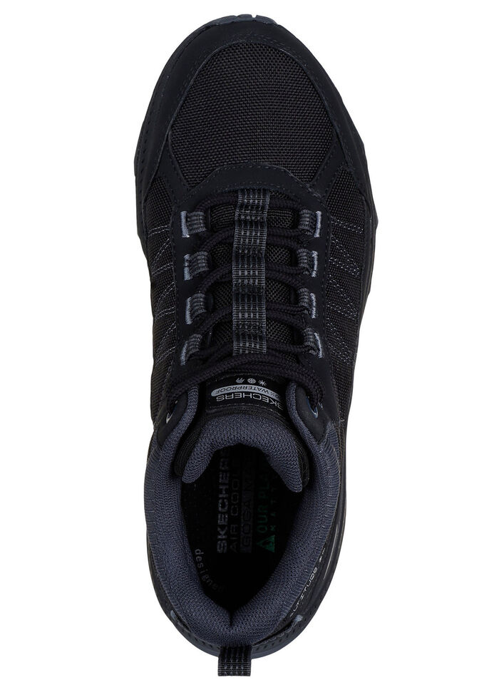 SKECHERS, sportieve dameslaarzen, met uitneembaar voetbed SCHWARZ