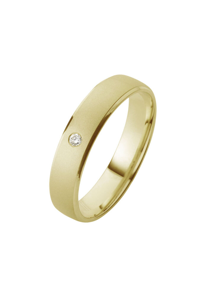 Elegante trouwring in goud 