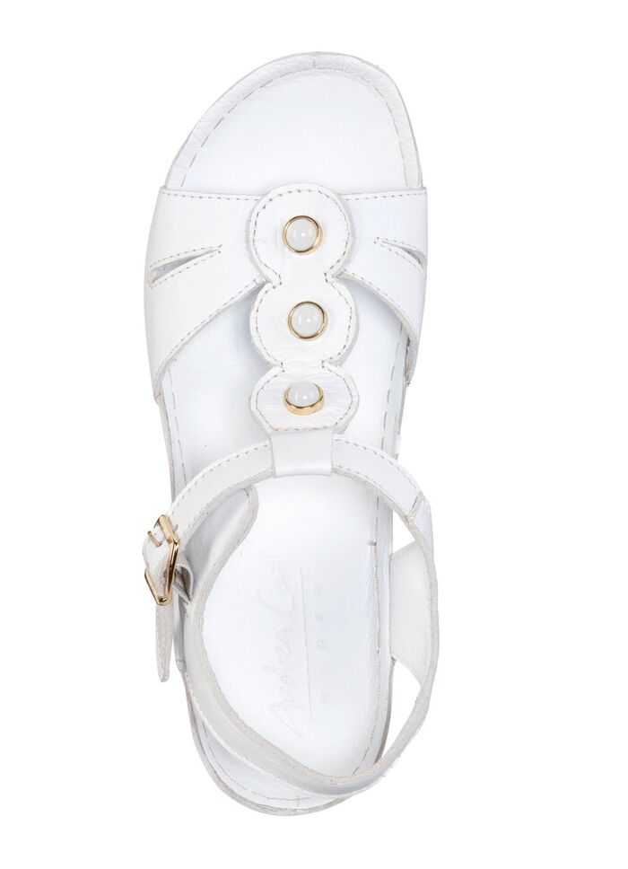 Andrea Conti sandaal van zacht nappaleer 