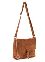 Laurina tas met magneetsluiting en decoratieve strik 